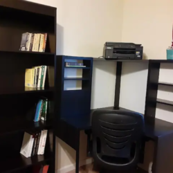 Book Shelf and Desk