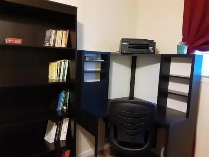 Book Shelf and Desk